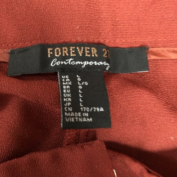 Burgundy Dress Pants From forever 21! - Picture 5 of 5